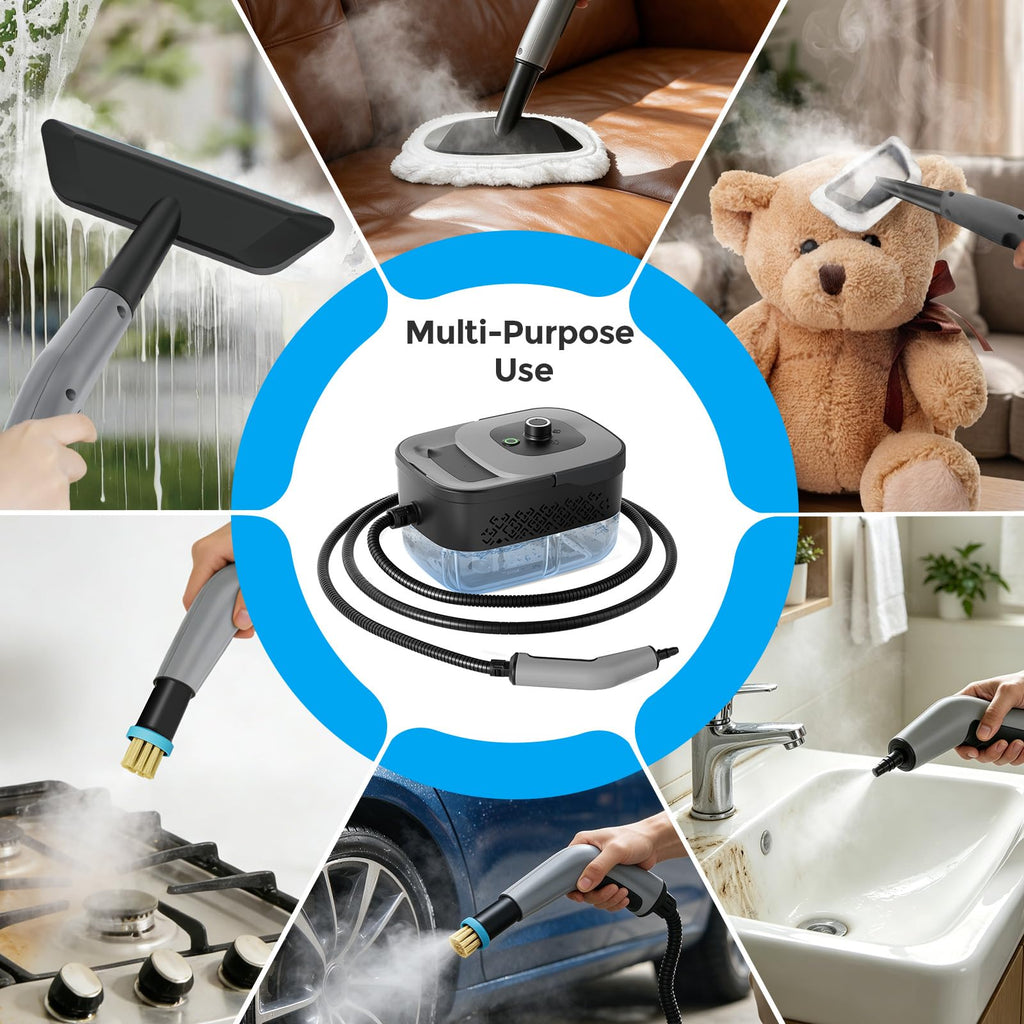 Portable 1800W Handheld Steam Cleaner F839663