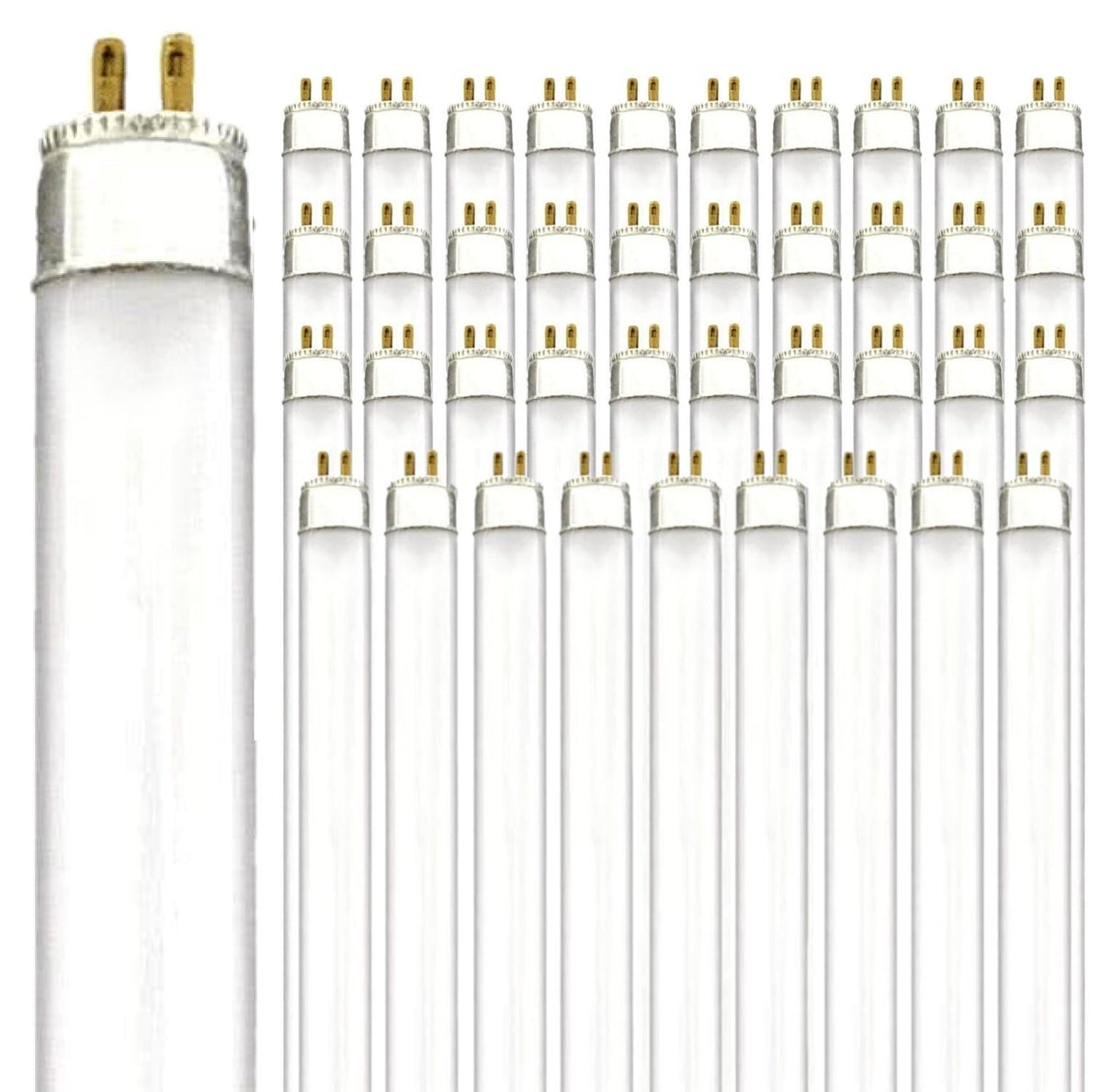 24 Inch 24W 5000K T5 Fluorescent Bulb G5 Bipin Base Pack of 40 E627