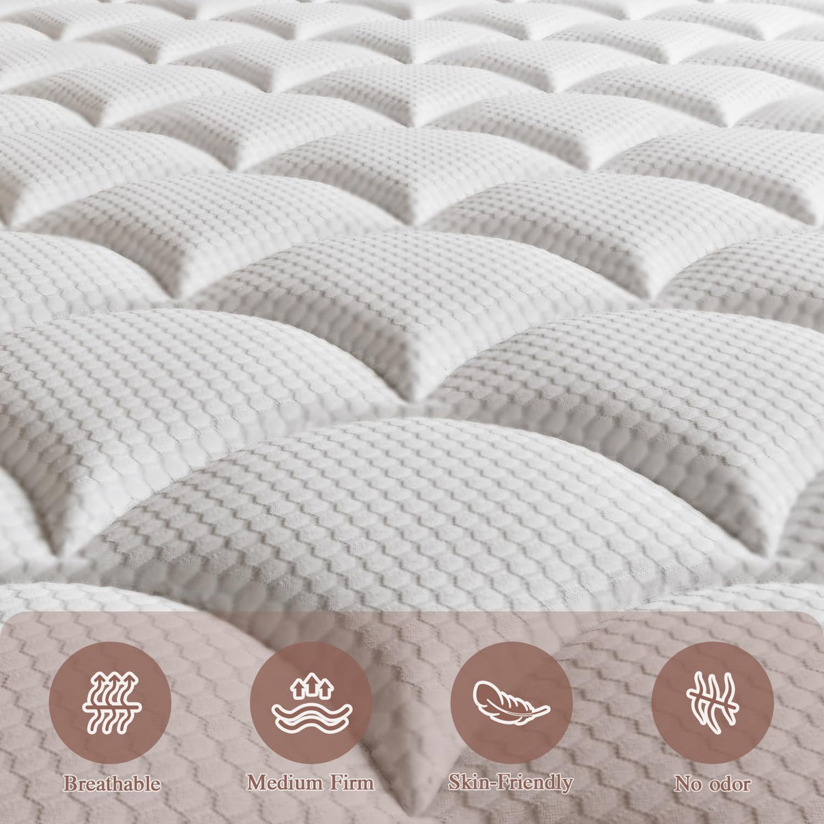 Full Size 14 Inch Innerspring Hybrid Mattress D3669