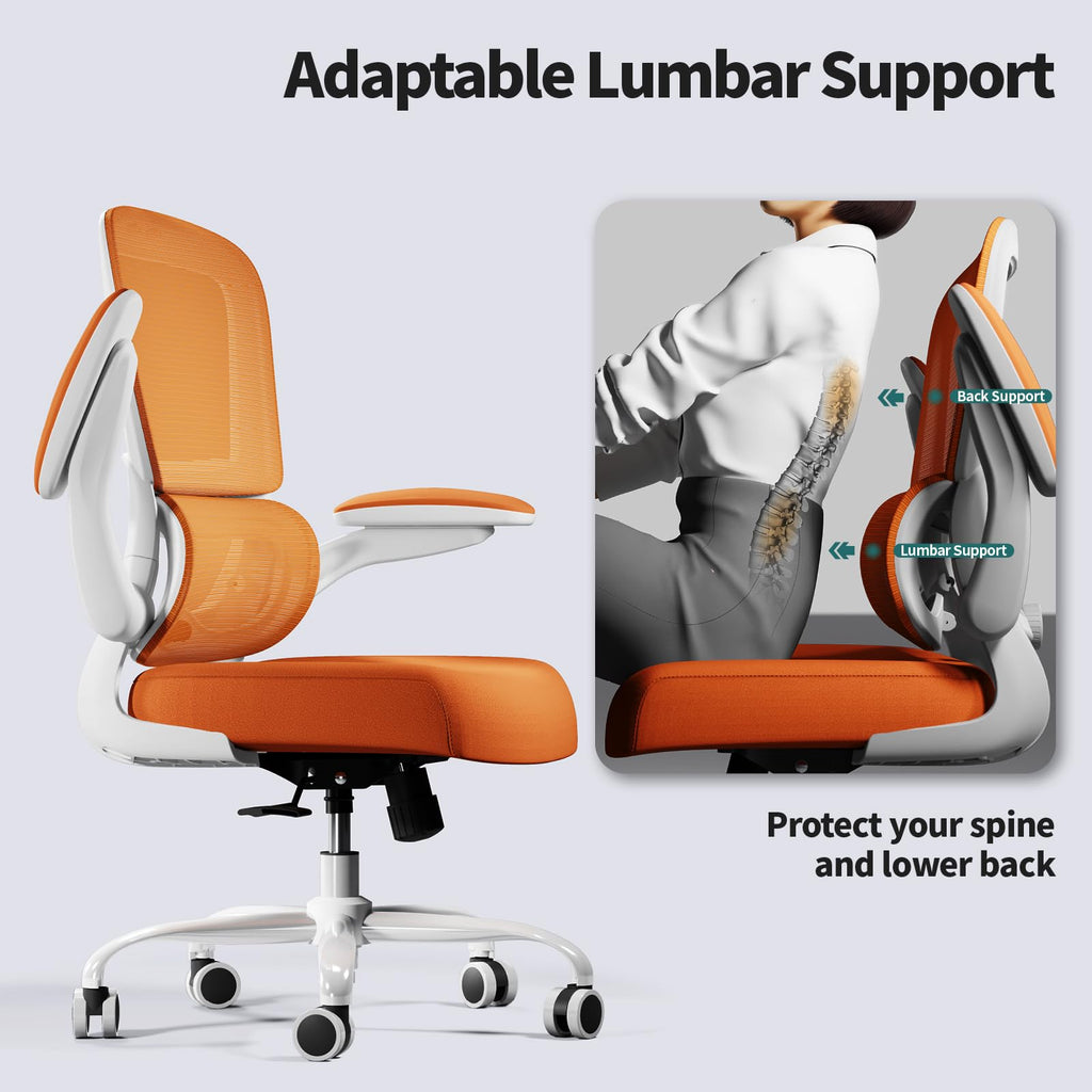 Orange Ergonomic Mesh Office Chair D69548