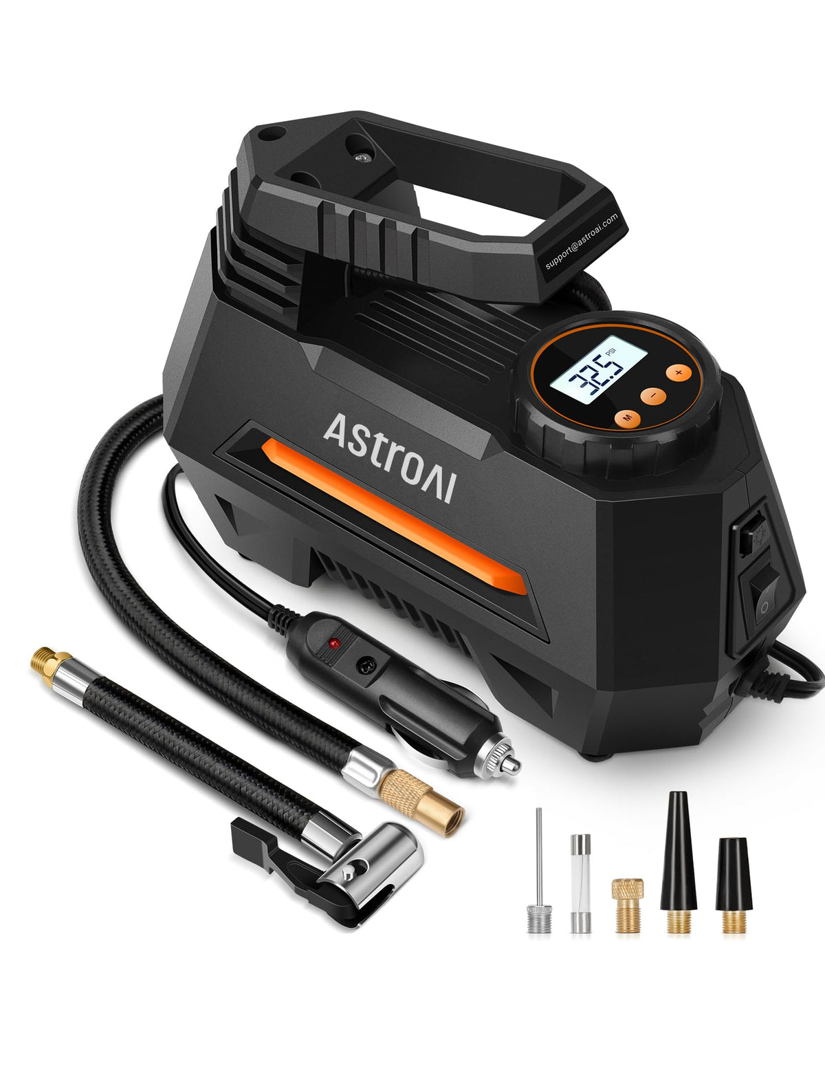 Portable Air Compressor 12V DC Tire Inflator I29484