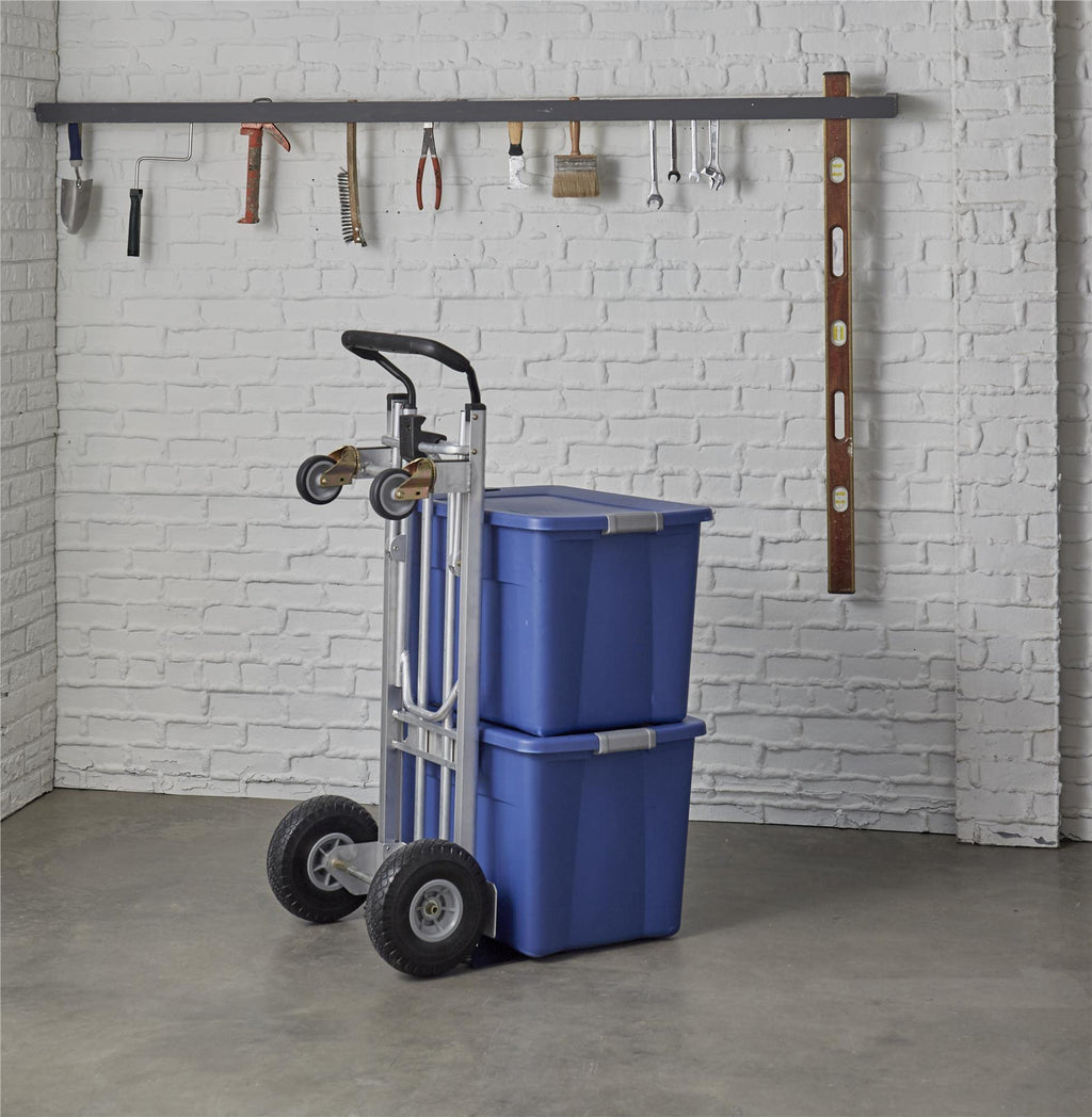 3-in-1 Folding Hand Truck Cart with Flat-Free Wheels Y824