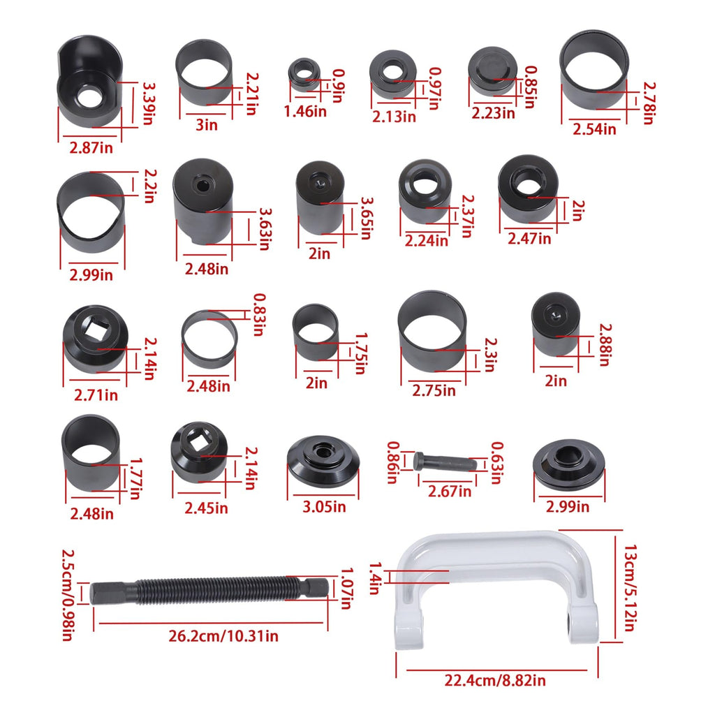 23 Pcs Ball Joint Press and U Joint Removal Kit P82690