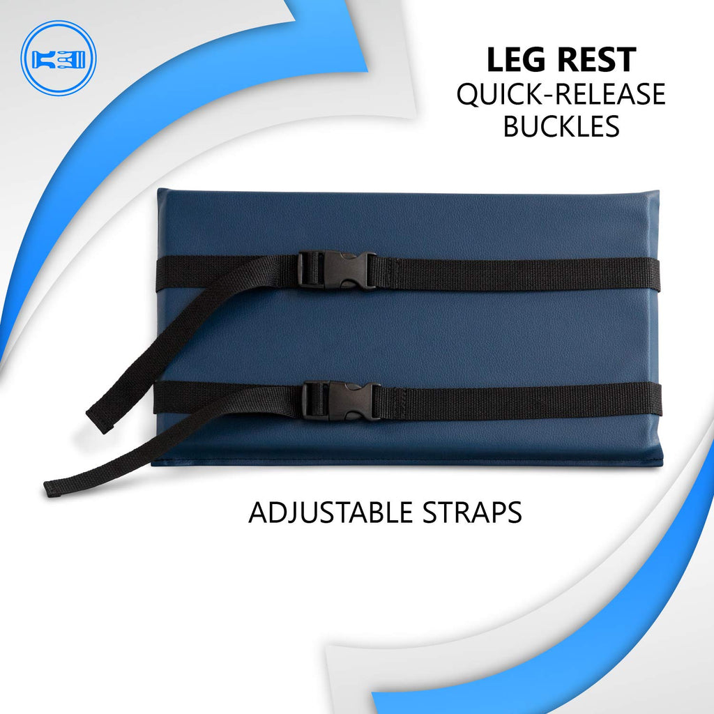 Cushioned Non-Slip Vinyl Wheelchair Leg Rest Pad Q915790