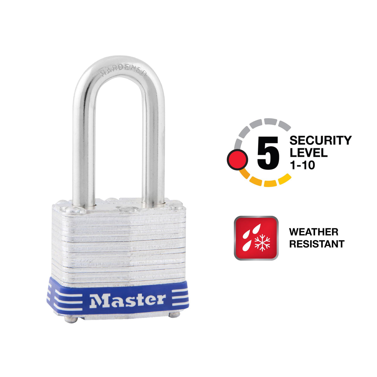 Outdoor Keyed-Alike Padlock 4 Pack J50050
