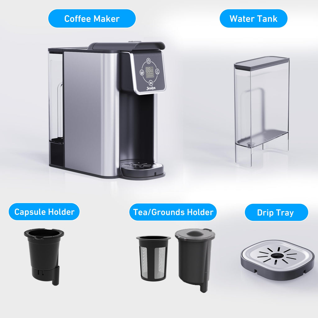 3-in-1 Single Serve Coffee Maker with 50oz Removable Water Reservoir G52391