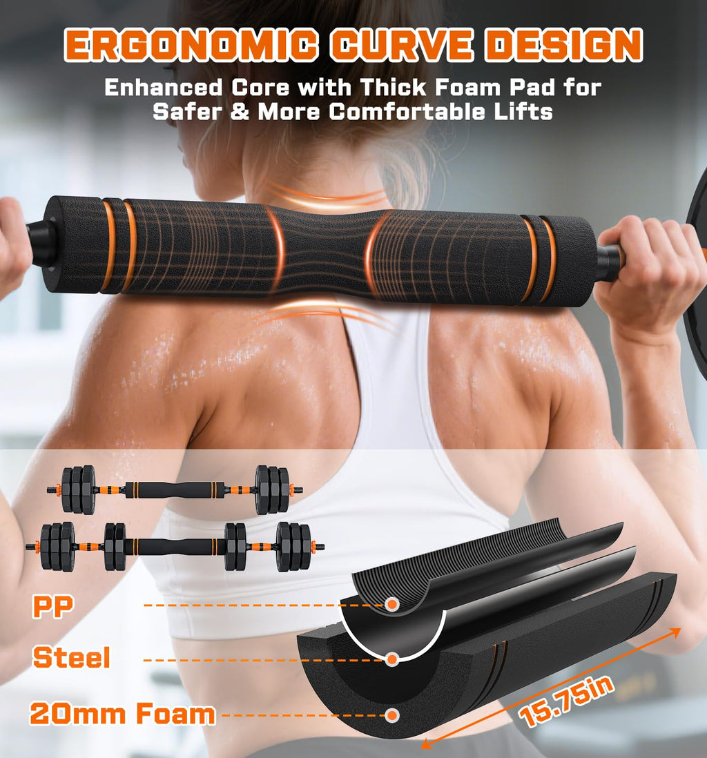 Adjustable Dumbbell Set with Connector D327