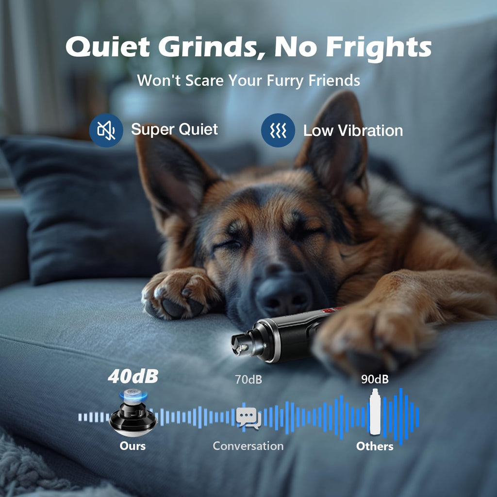 Electric Dog Nail Grinder with LED Light O3854