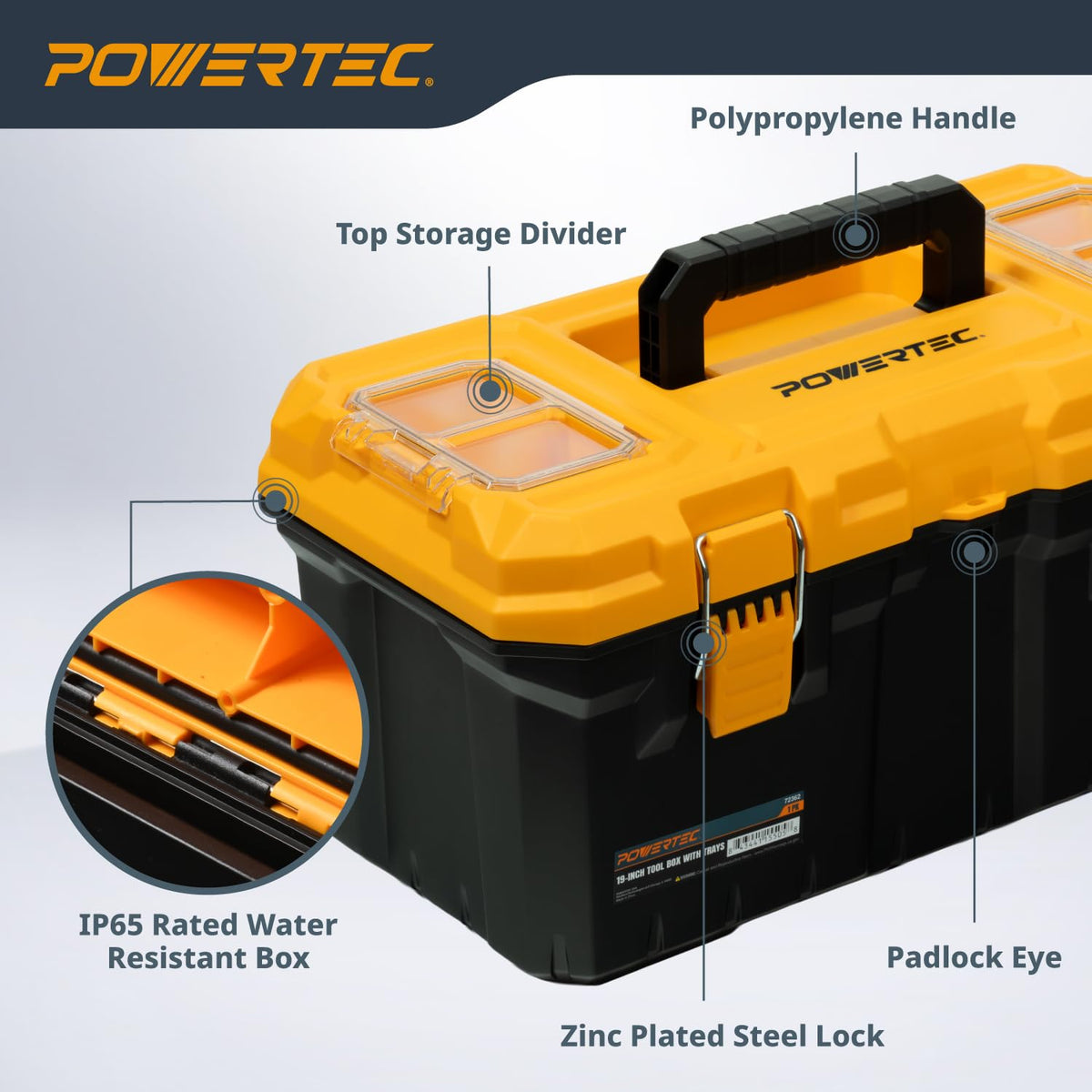 19-Inch Tool Box with Trays Y298