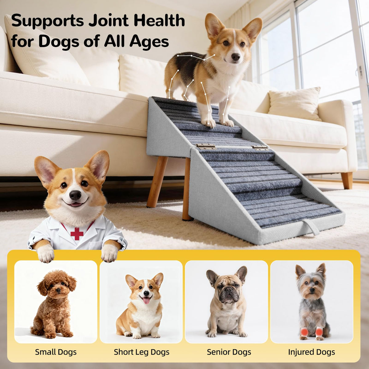 Dog Safety Ramp for Small Dogs Z4700