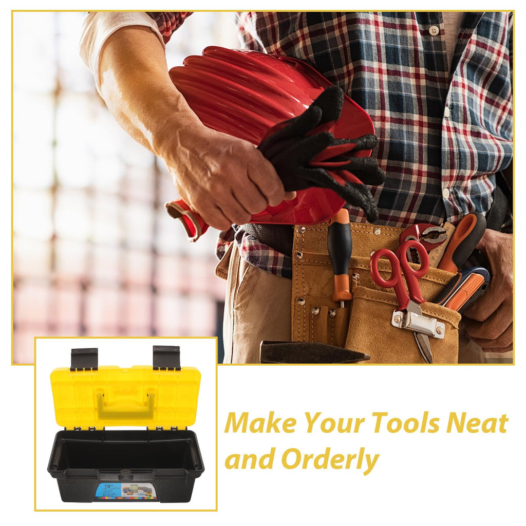 10 Inch Hard Plastic Tool Box Organizer H294