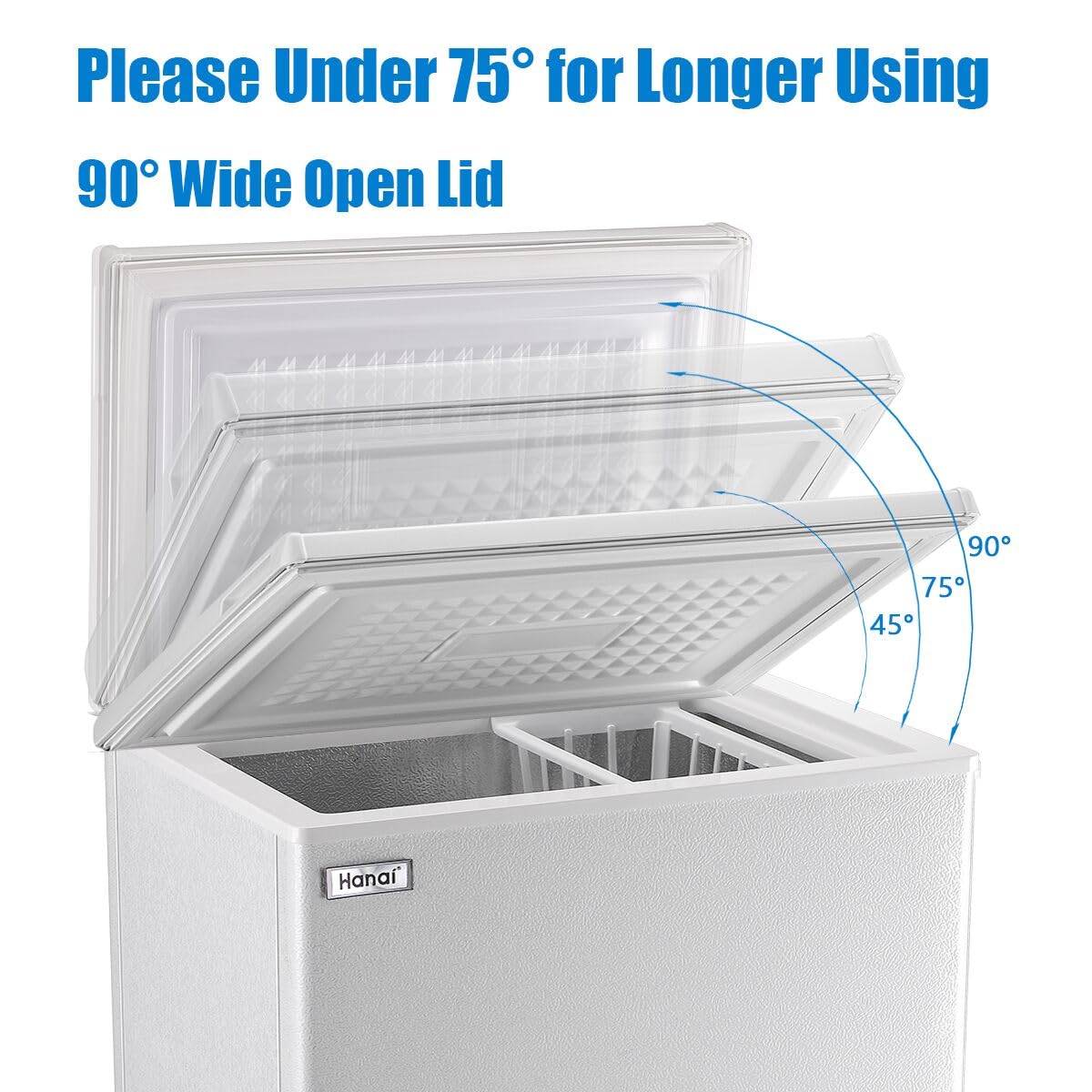 White 5.0 Cu.Ft Chest Freezer E449