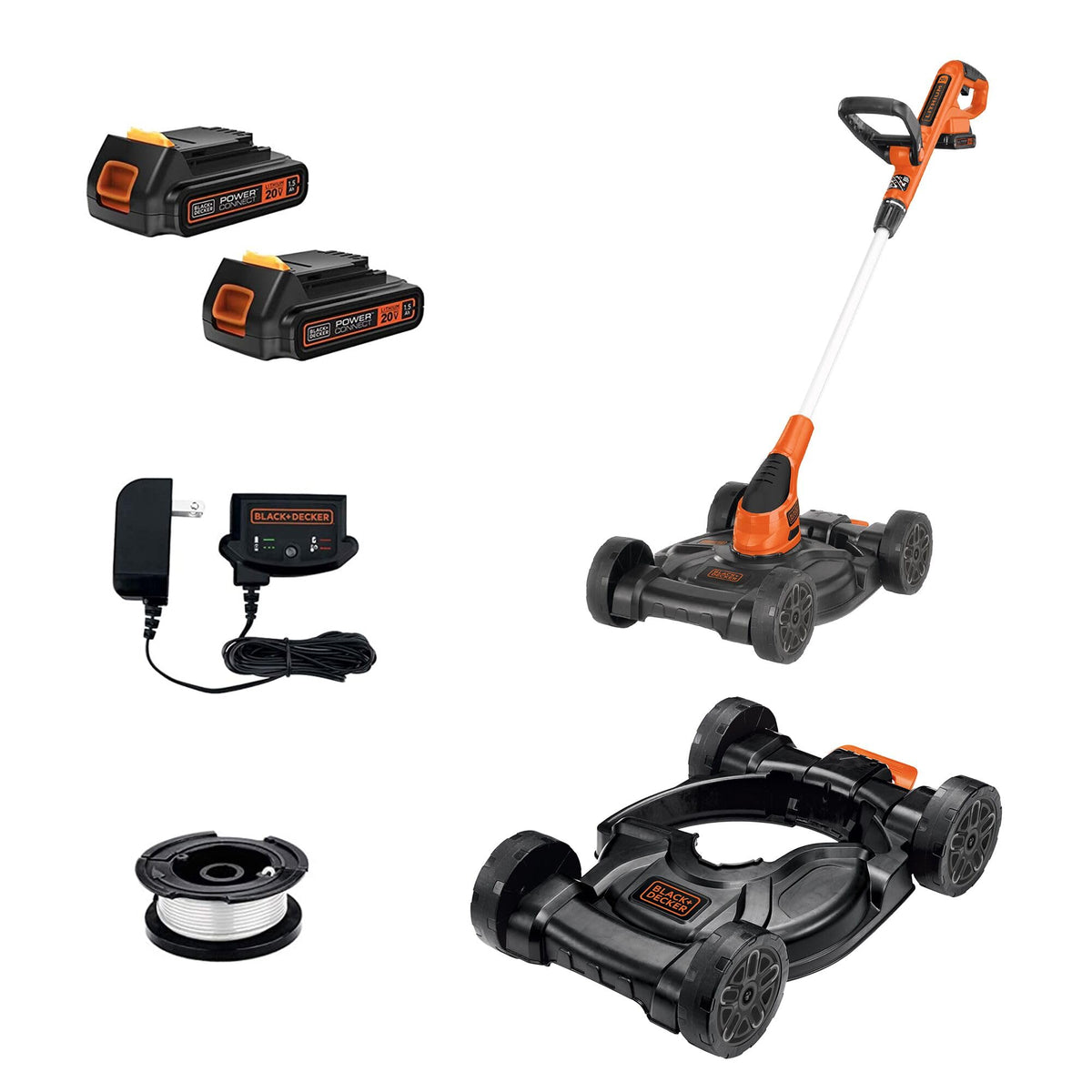 Cordless 3 in 1 Weed Eater, Lawn Edger and Lawn Mower Z296