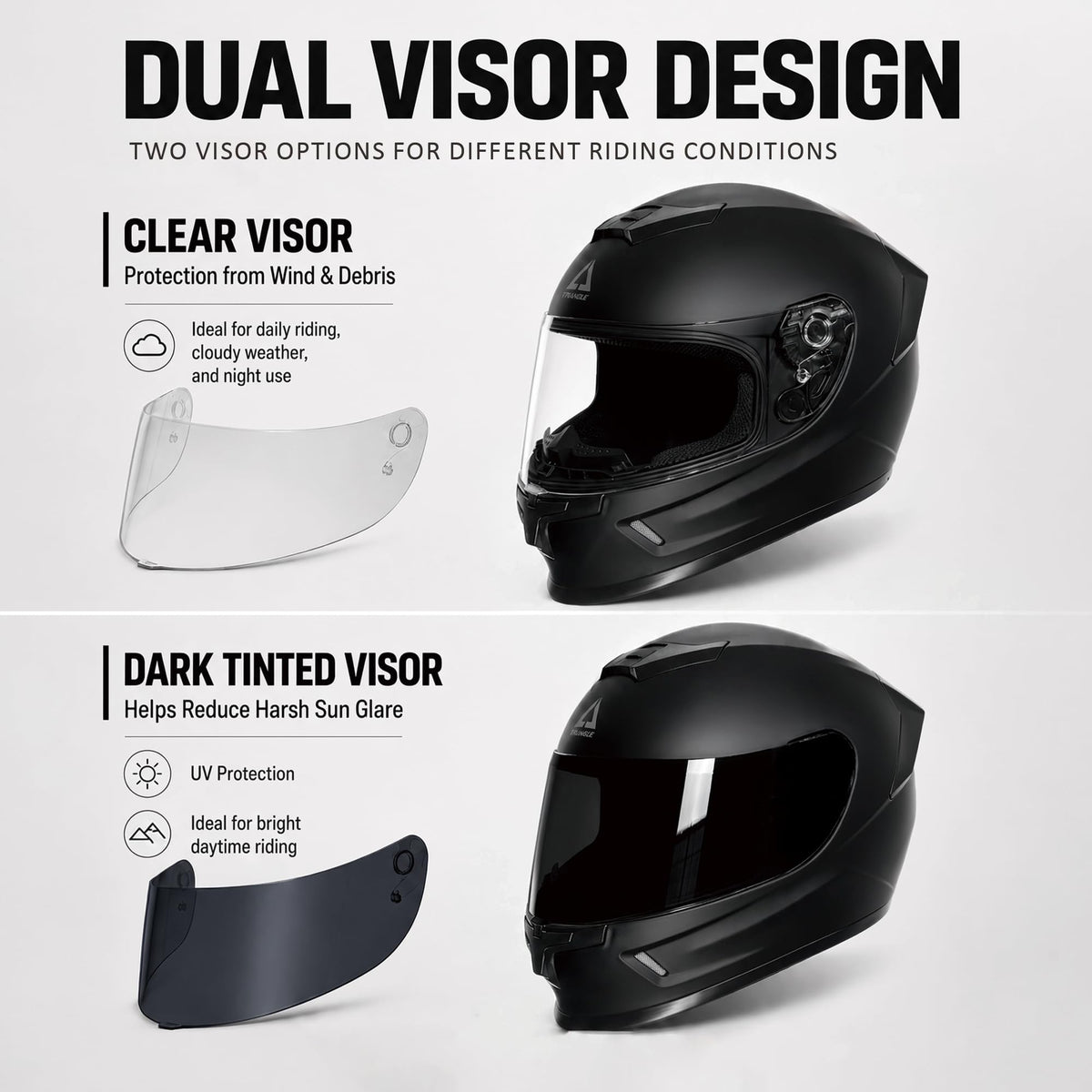 Kids Full Face Motorcycle Helmet DOT Approved Y6580