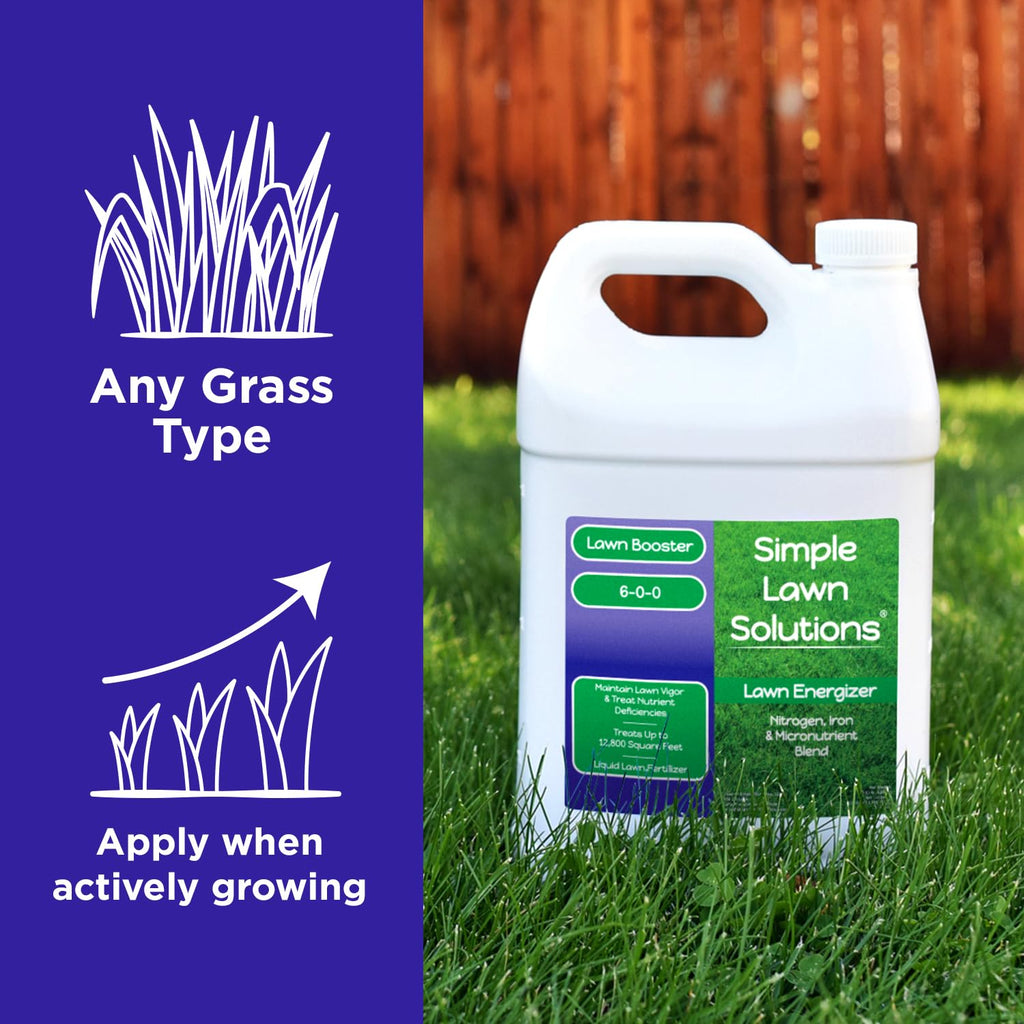 Commercial Grade Liquid Grass Fertilizer with Nitrogen, Iron, Micronutrients 1 Gallon V276