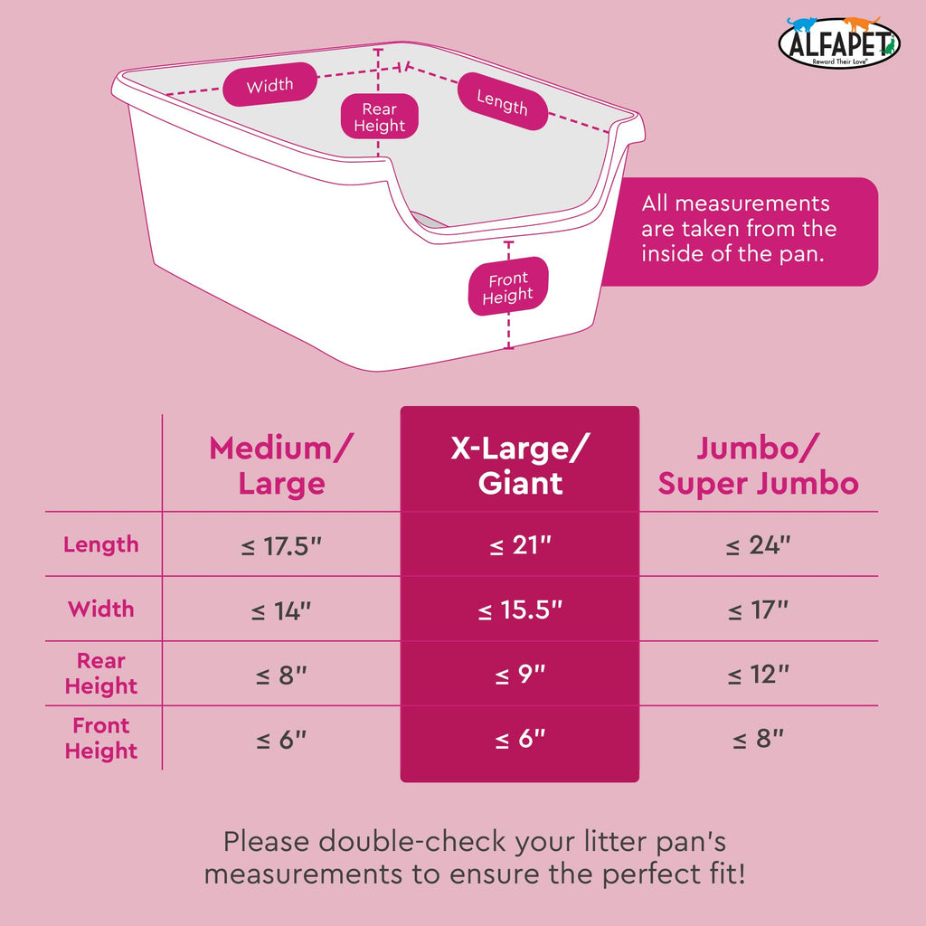 Heavy Duty Extra Giant 60 Count Cat Litter Box Liners N48802