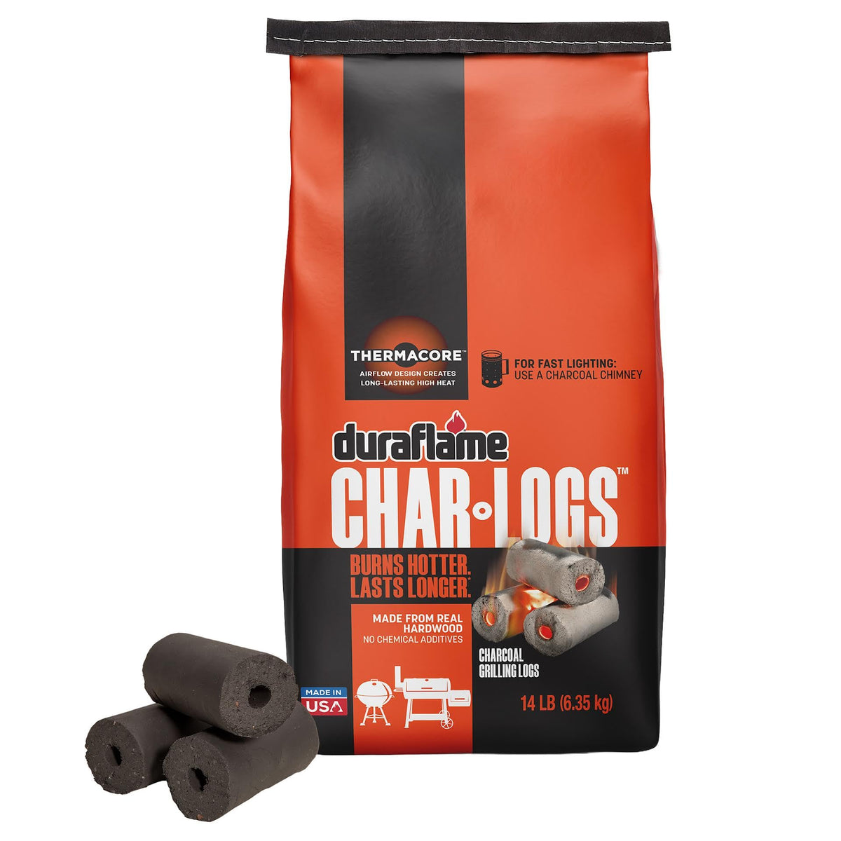 14 lb Bag Charcoal for Grilling, Smoking & Outdoor Cooking M529