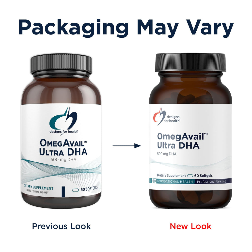 500mg DHA 100mg EPA Triglyceride Fish Oil 60 Softgels L5694