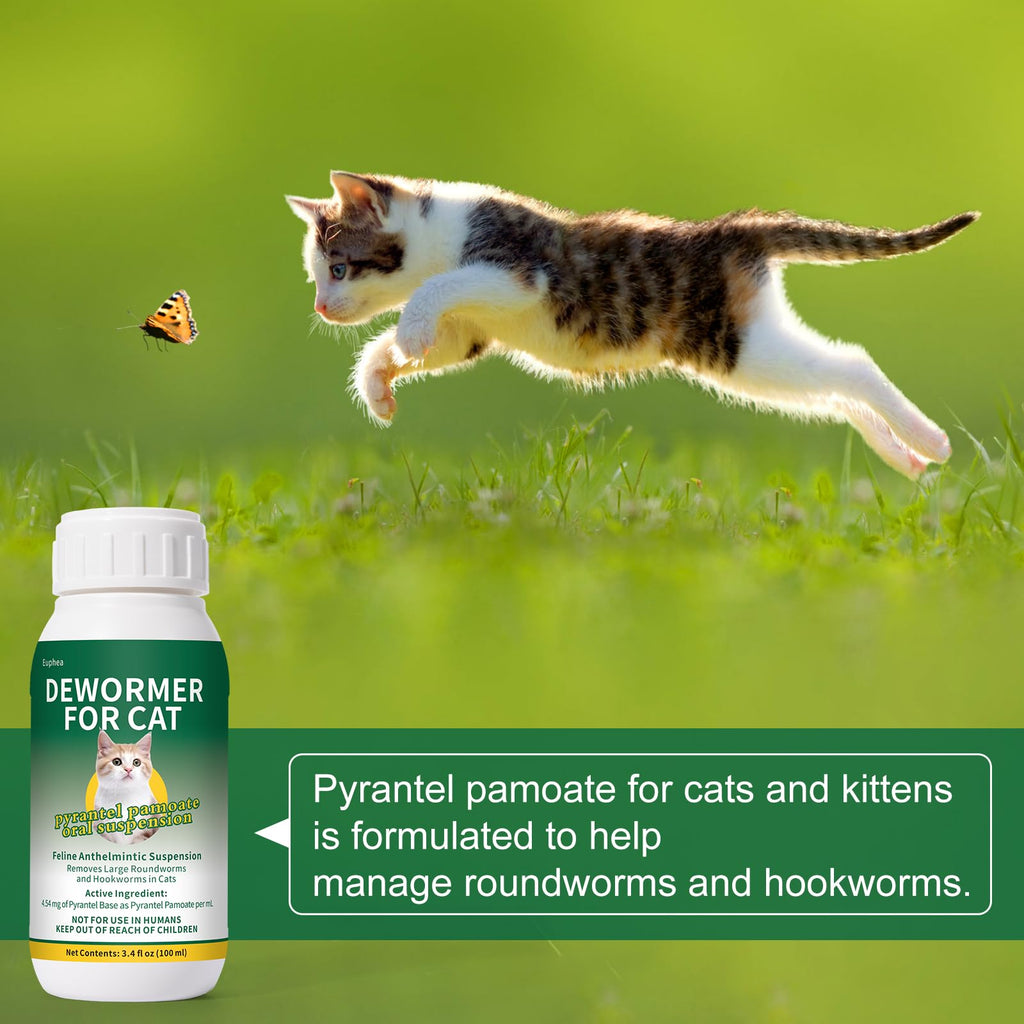 Pyrantel Pamoate Oral Suspension for Cats & Kittens, 100 mL T151745