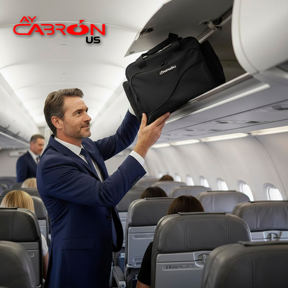 Lightweight Water-Resistant Pilot Flight Deck Bag Q856