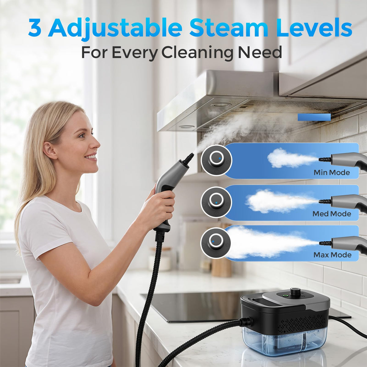Portable 1800W Handheld Steam Cleaner F839663