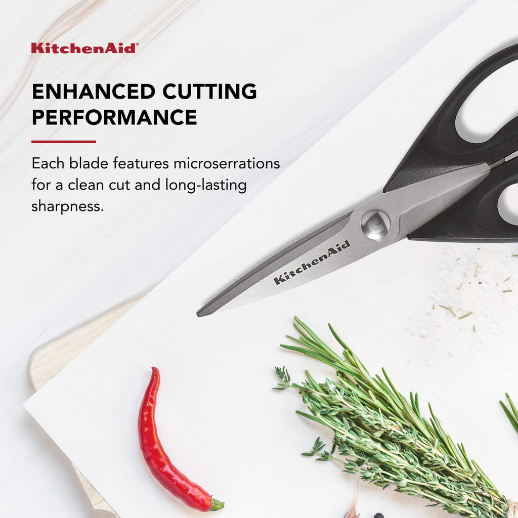 Black Stainless Steel Kitchen Shears U339
