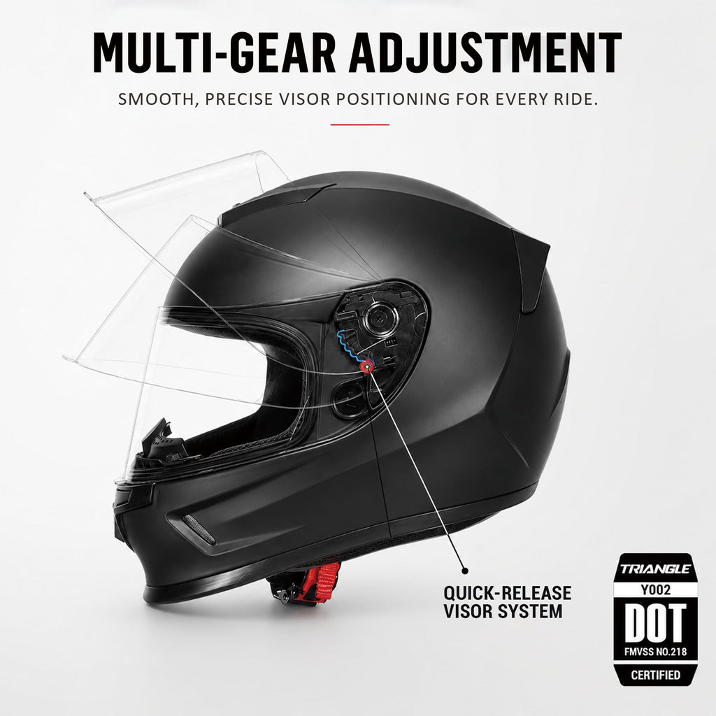 Kids Full Face Motorcycle Helmet DOT Approved Y6580