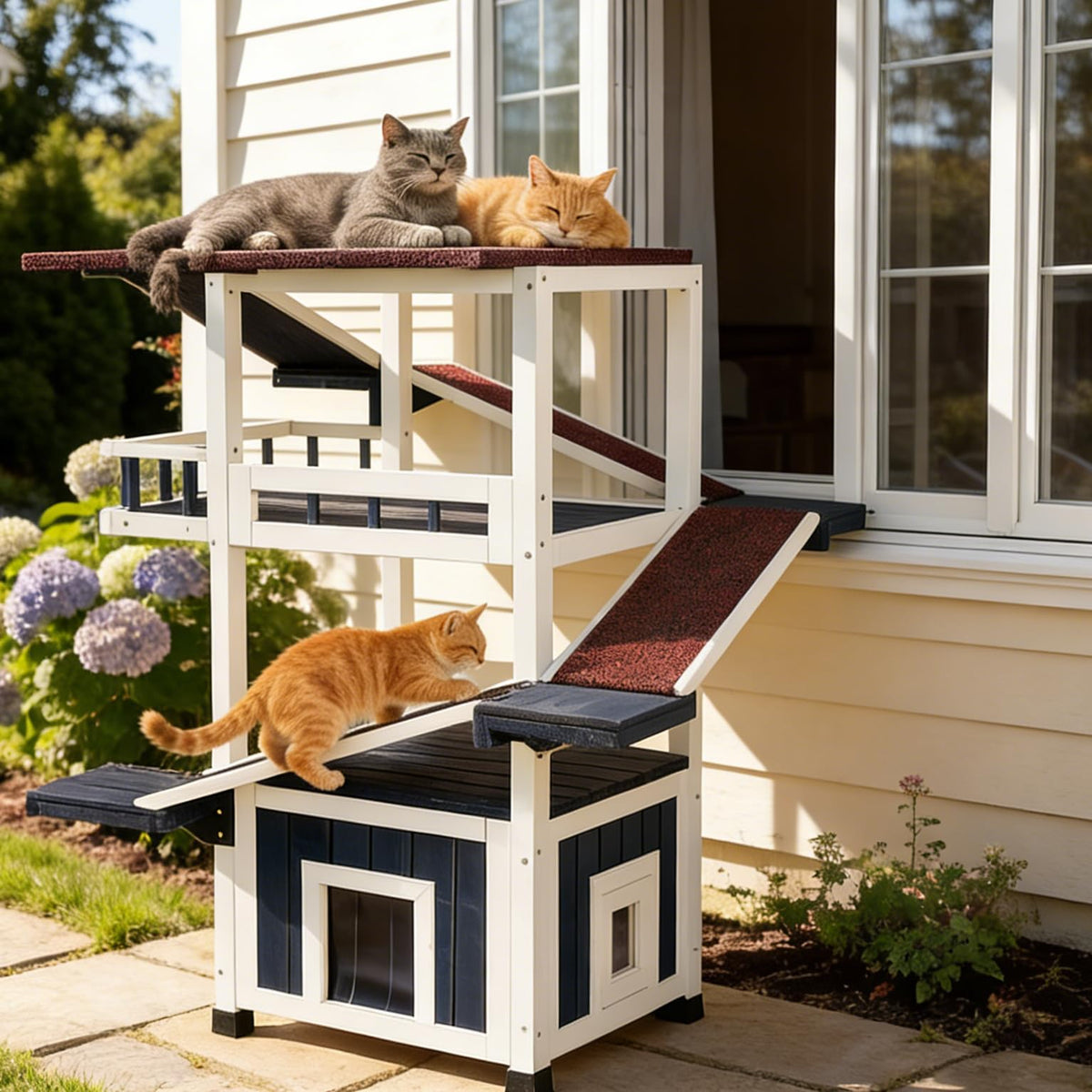 4-Tier Outdoor Cat Tree A36928
