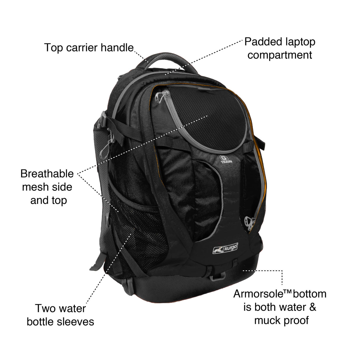 Black Pet Carrier Backpack W1983