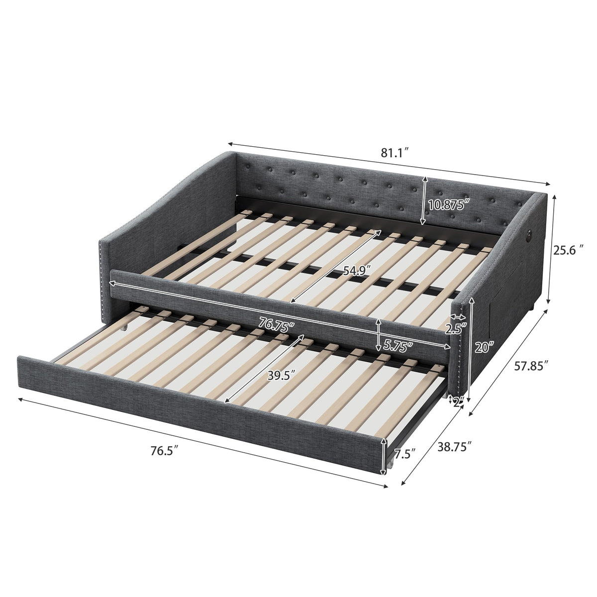 Full Size Daybed with Trundle L36336