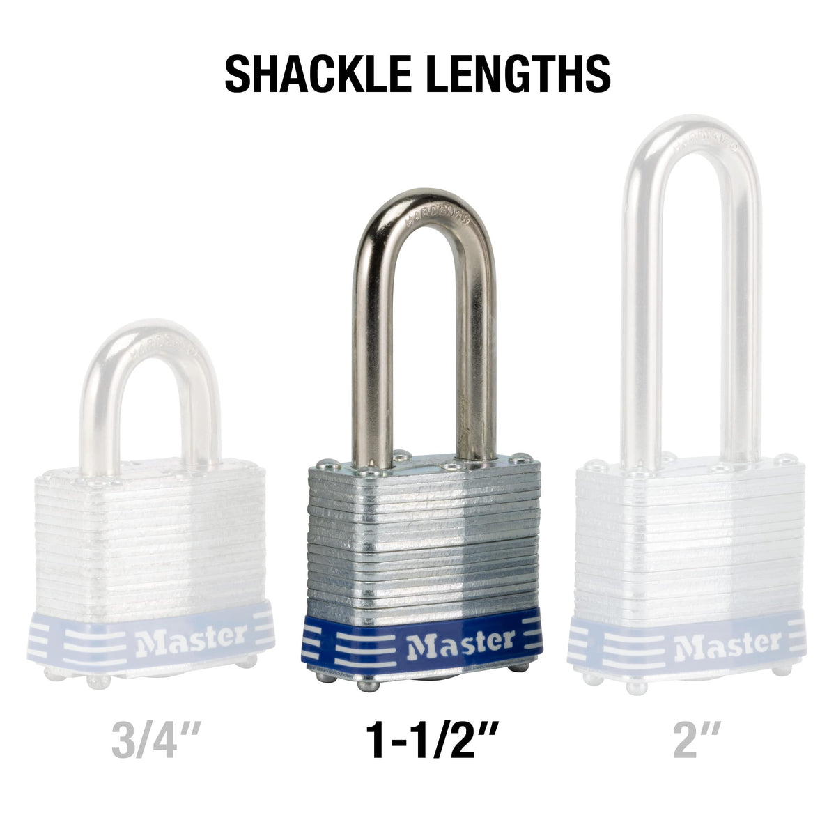 Outdoor Keyed-Alike Padlock 4 Pack J50050