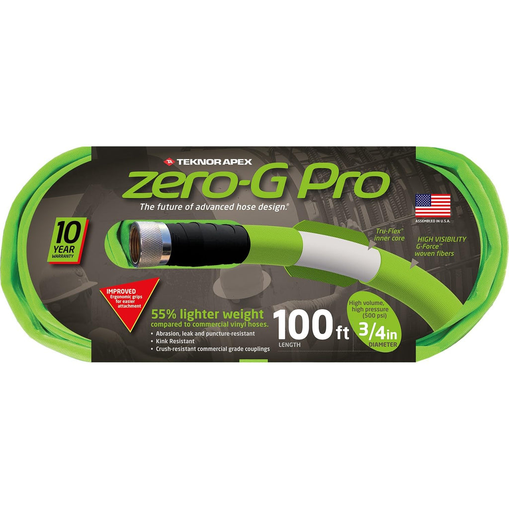 Lightweight Durable Kink-Resistant Garden Hose 3/4" x 100' Green T2964