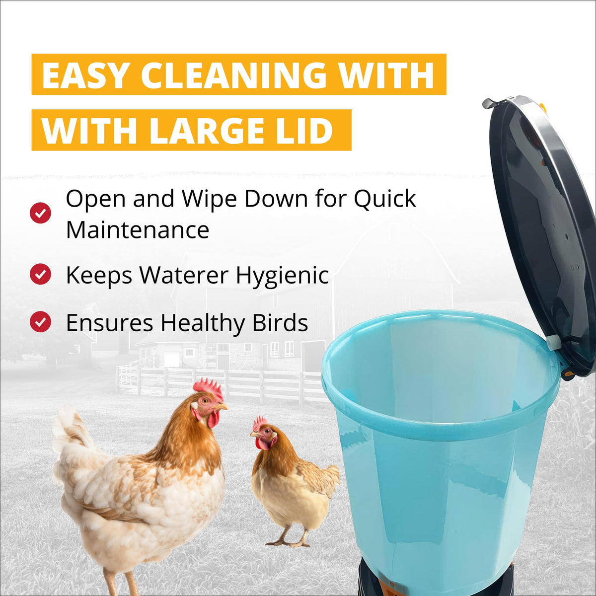 12 Gallon Poultry Waterer Z7191