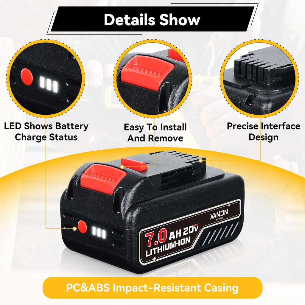 20V 7.0Ah Battery Q1935
