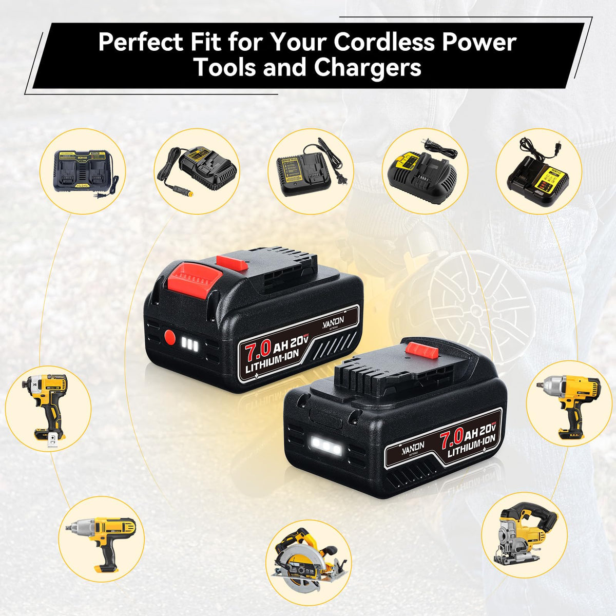20V 7.0Ah Battery Q1935