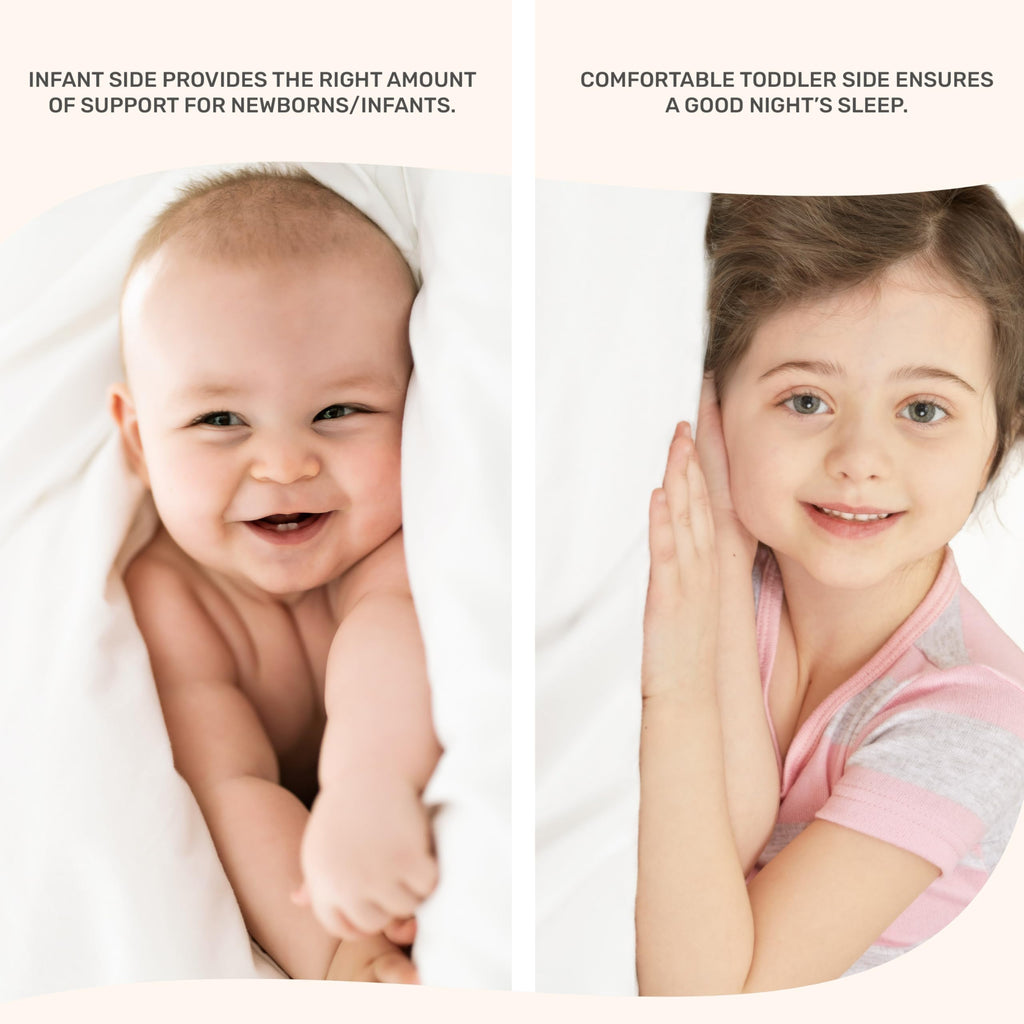 Baby Crib Mattress, Reversible, Waterproof Cover, 52" x 28" x 5" D610806