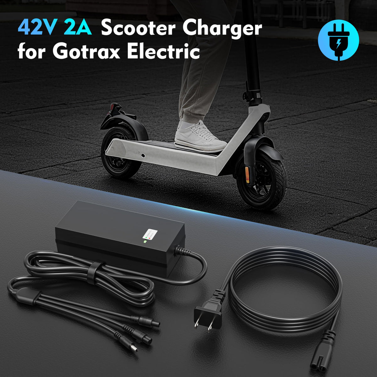 42V 2A Electric Scooter Charger M925716
