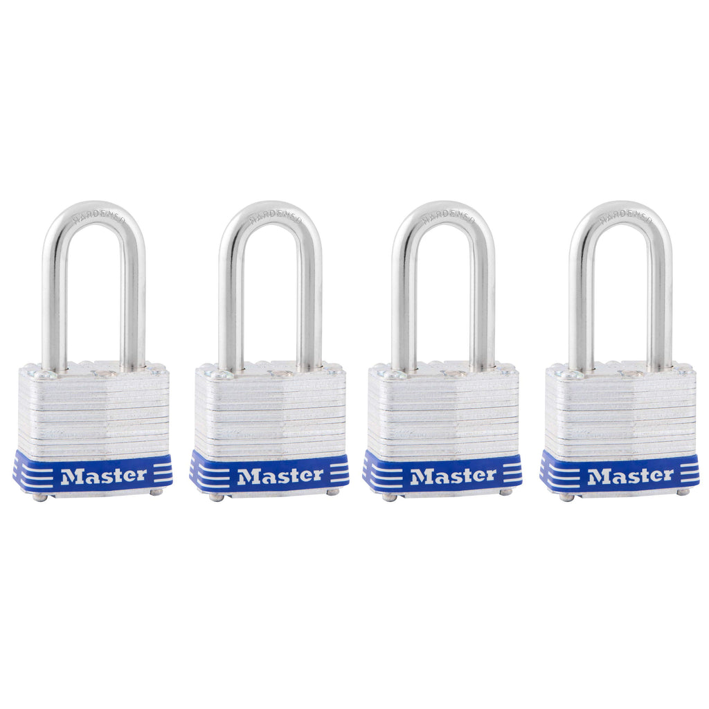 Outdoor Keyed-Alike Padlock 4 Pack J50050