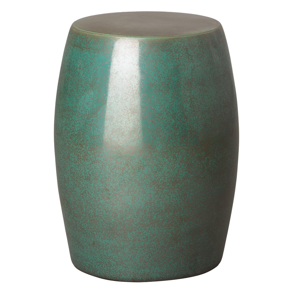 19 in. Round Ceramic Garden Stool U7762