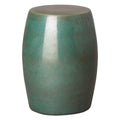 19 in. Round Ceramic Garden Stool U7762