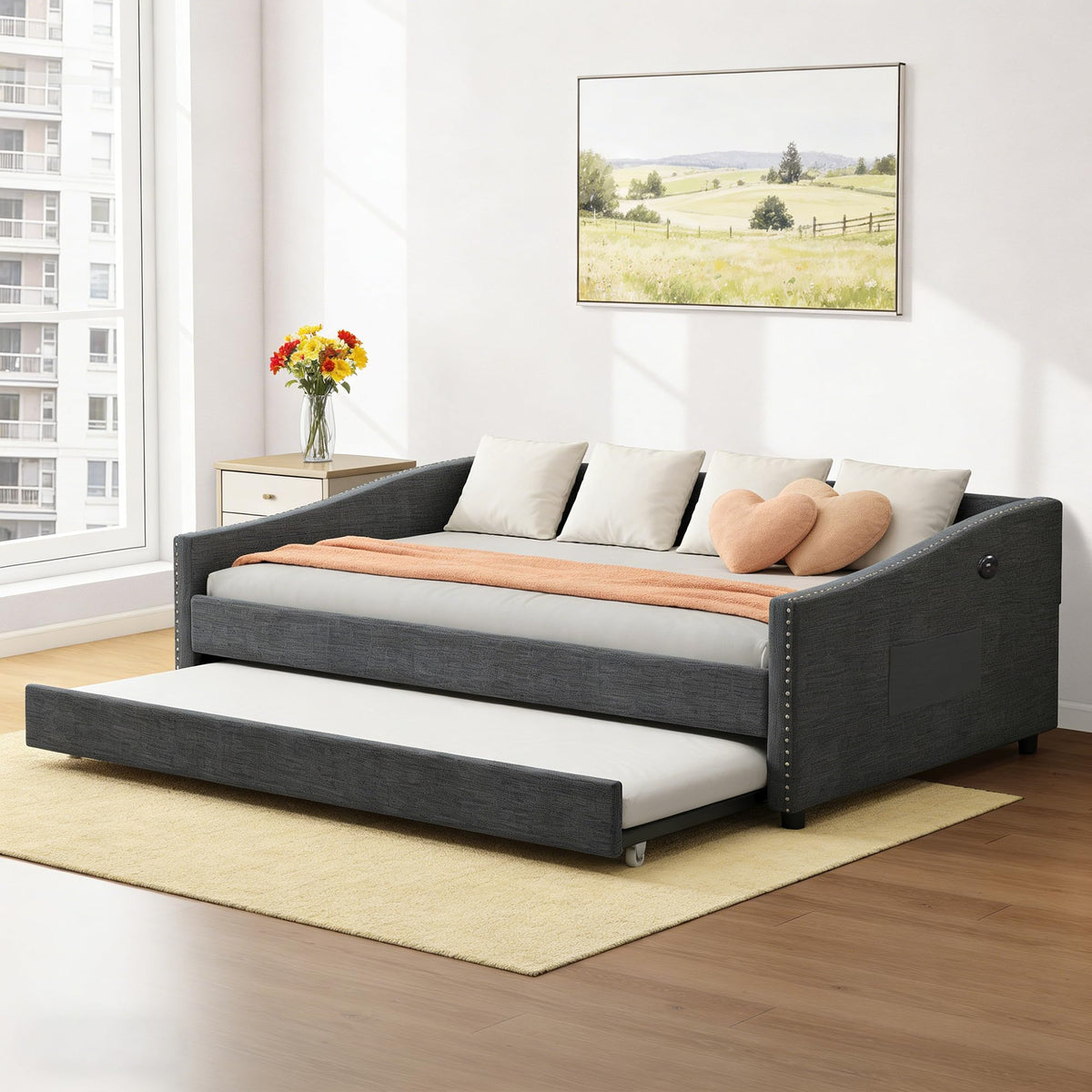 Full Size Daybed with Trundle L36336