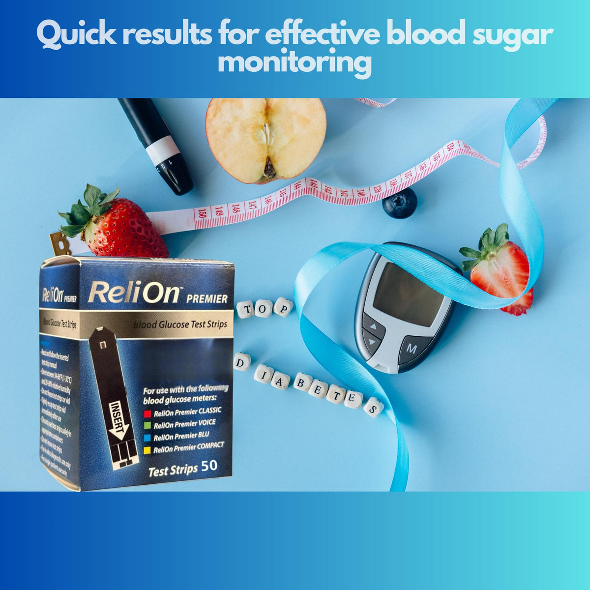 Blood Glucose Test Strips 50ct T57597