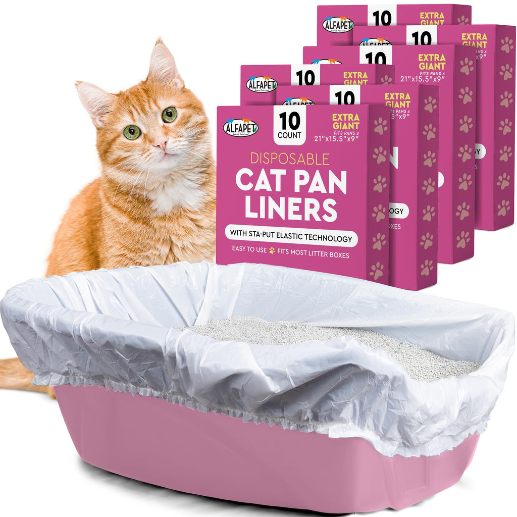 Heavy Duty Extra Giant 60 Count Cat Litter Box Liners N48802