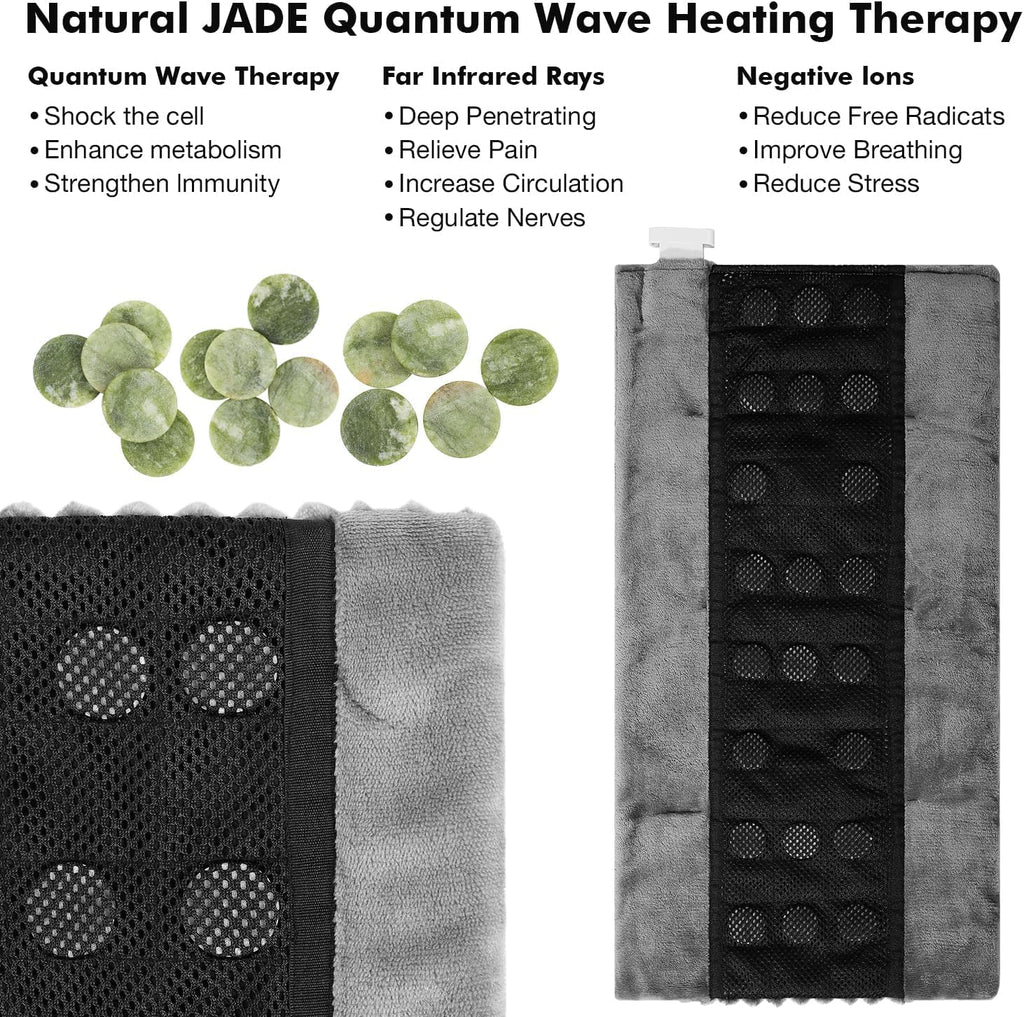 Far Infrared Jade Vibrating Weighted Heating Pad B691674