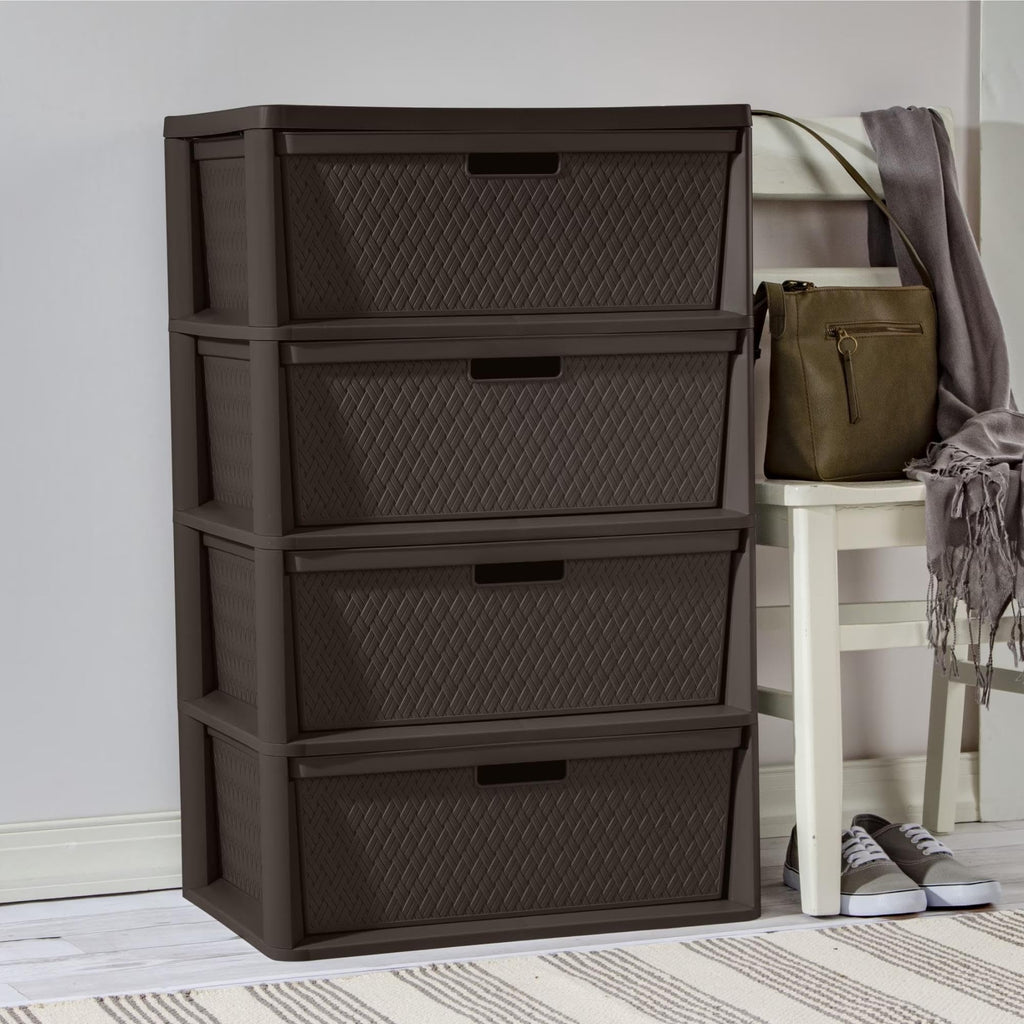 3 Drawer Storage Organizer Tower with Carry Handles V834