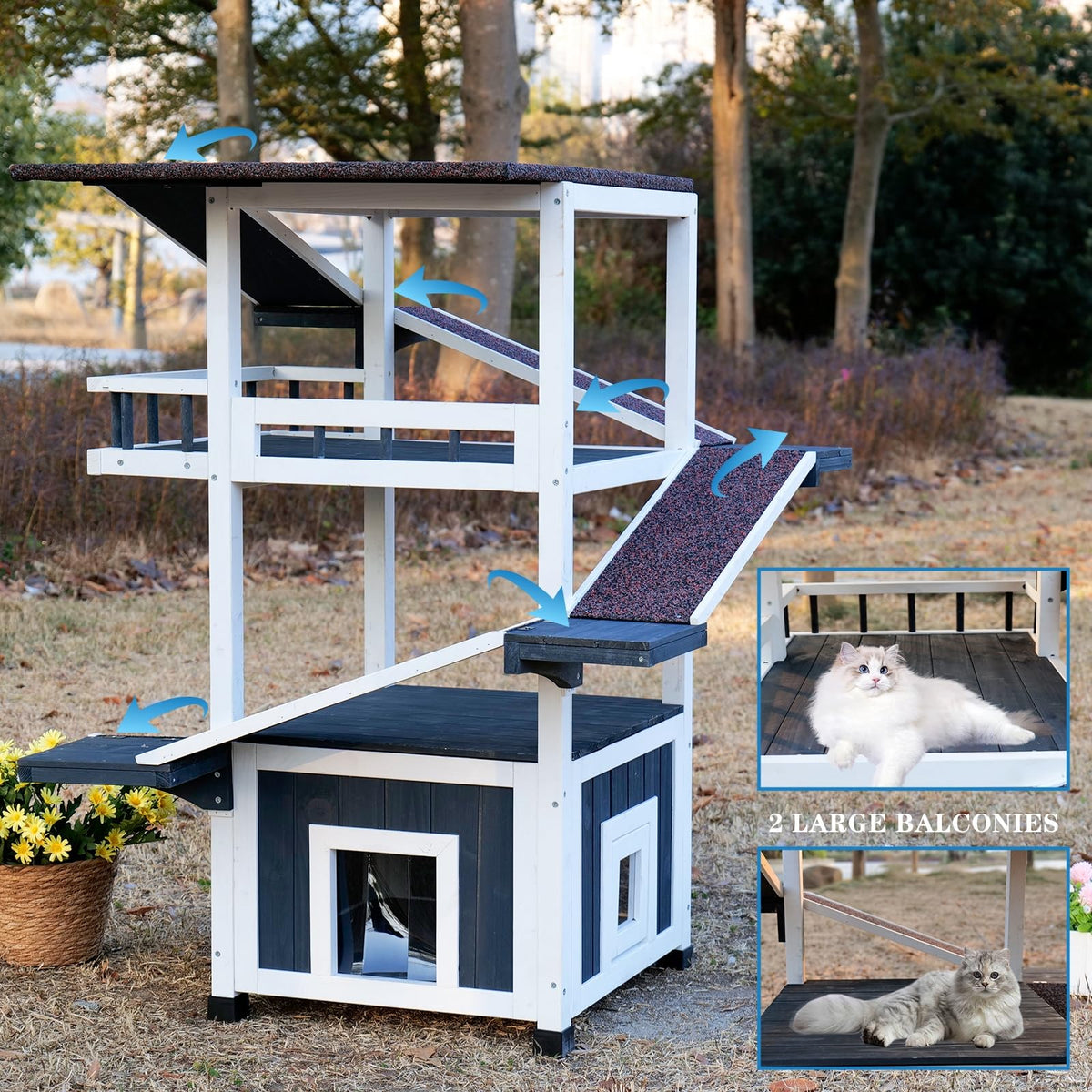 4-Tier Outdoor Cat Tree A36928