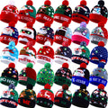 Light Up Christmas Hats Bulk LED Beanies R206