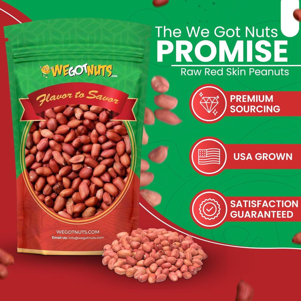 Red Skin Peanuts Unsalted 5LB Bag Q5606