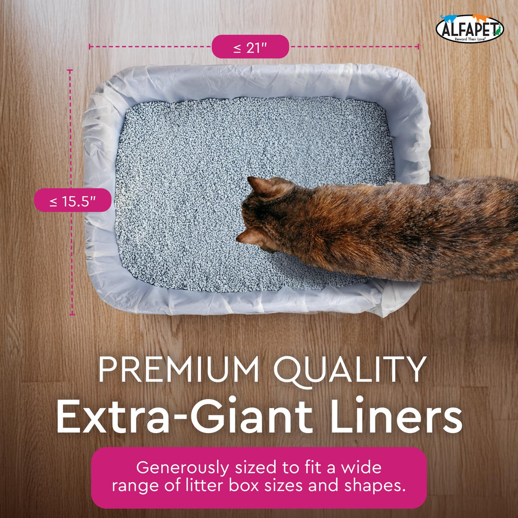 Heavy Duty Extra Giant 60 Count Cat Litter Box Liners N48802