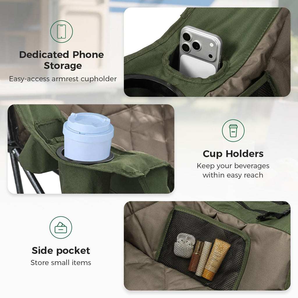 Oversized Camping Chairs 2 Pack M31504